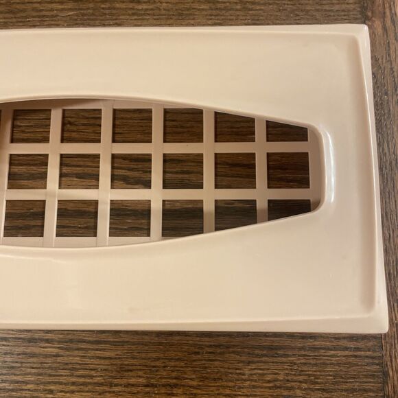 MCM Atomic Starburst Tan Rubbermaid Tissue Box Cover 2 Piece original 2939 - Picture 3 of 7